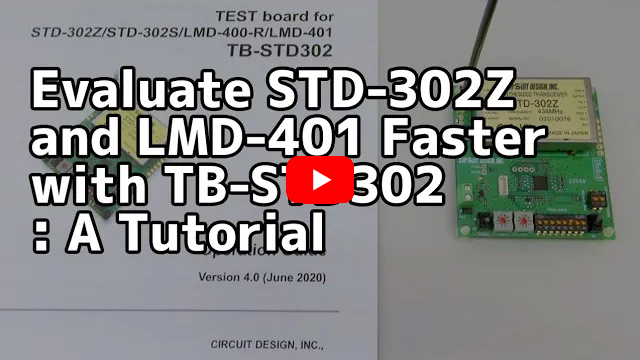 [ Video ] Testing the radio modules STD-302Z and LMD-401